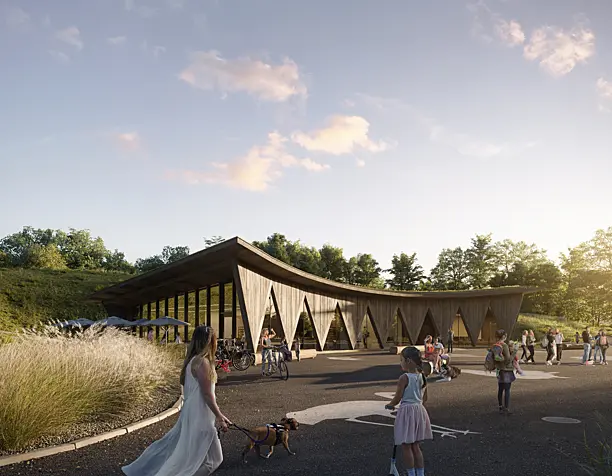 Pabellón Publico del Parque Zoologico La Garenne