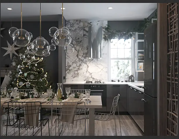 Kitchen living room
