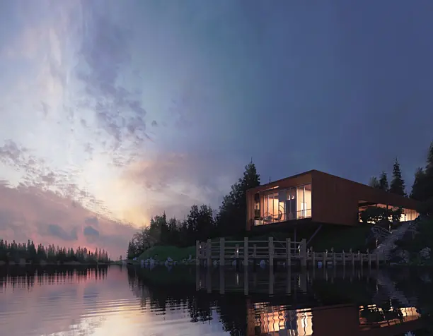 nyuk house in forest