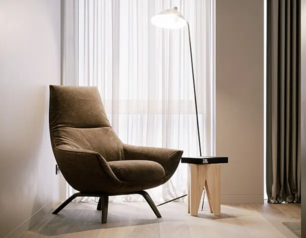 Master Bathroom Design Lounge Zone