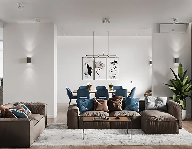 living room from a new project