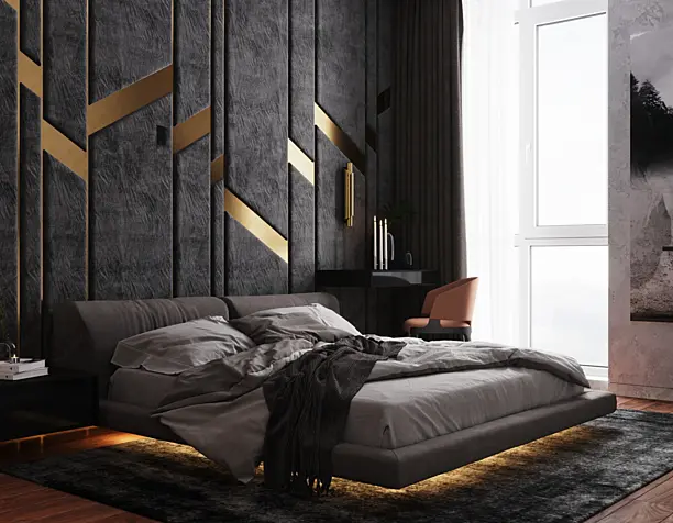 Dark Bedroom