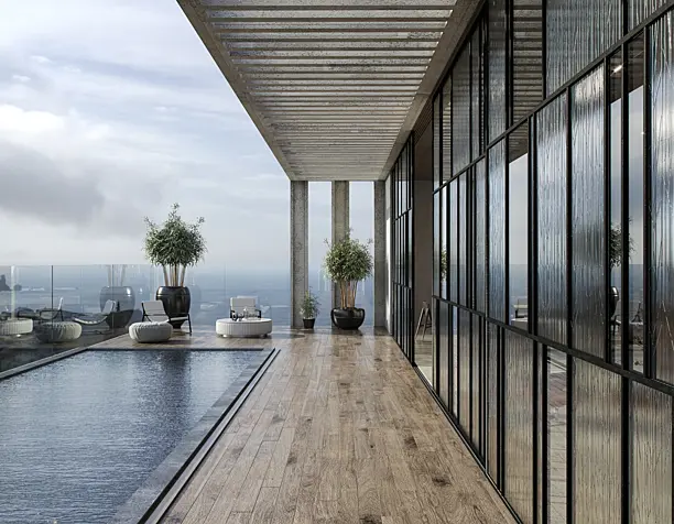 Pool terrace