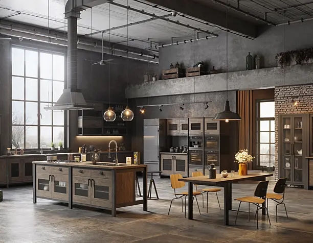 Various Loft Kitchen Designs