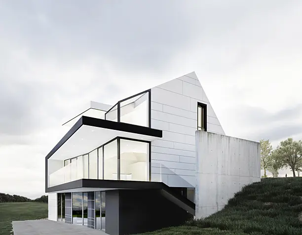 Modern house in Sweden (сделано по референсу)