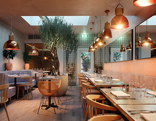 Restaurant Bandol, London (сделано по референсу)