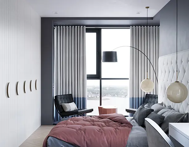 Mid-century modern interior