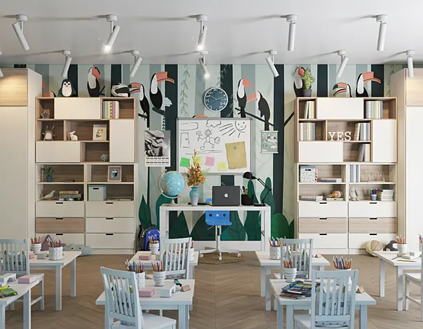 Classroom in kindergarten