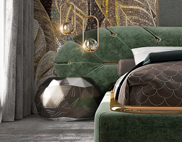 neoclassic bedroom design interior