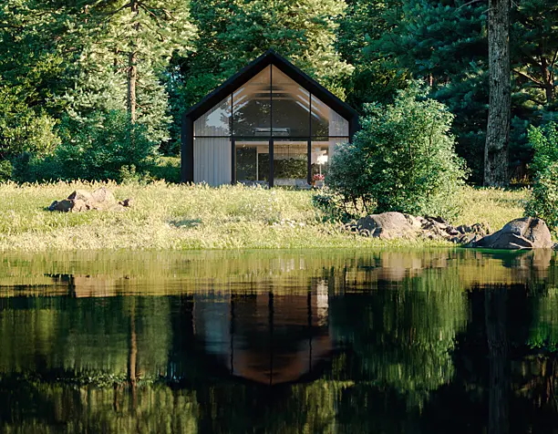Lakeside house