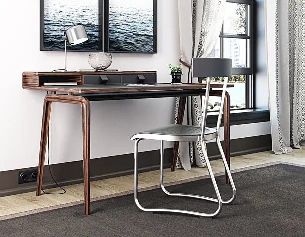 Molteni&C table:NOTE chair:D.235.2