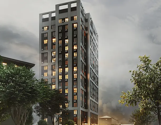 Apartment building presentation