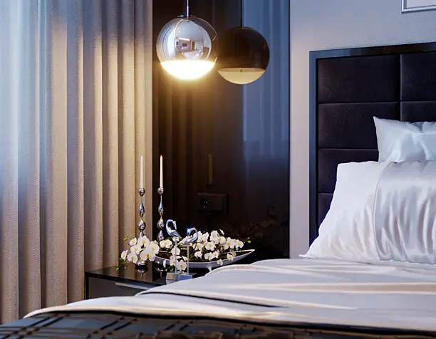 Romantic city bedroom
