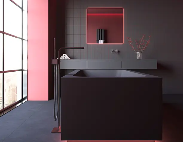 Bathroom design [ black water ]