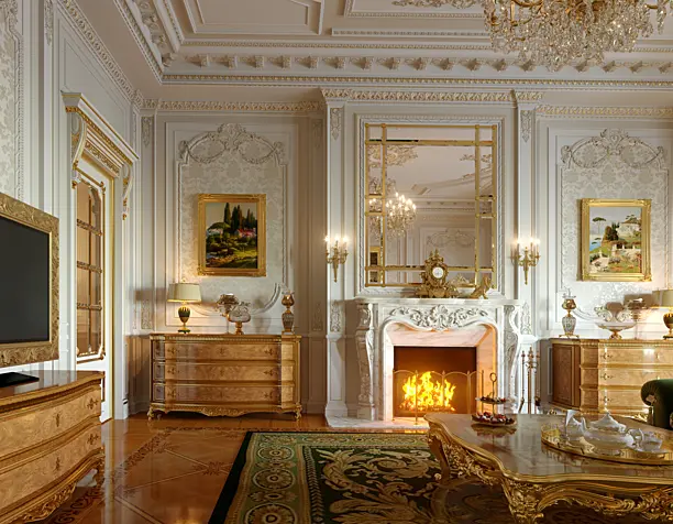 Классическая каминная
