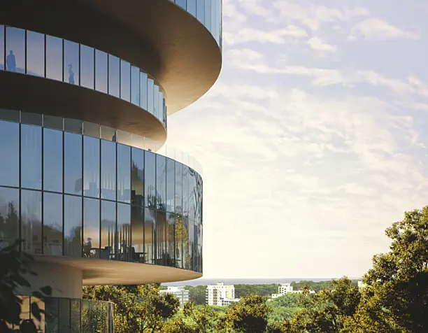 Botanical business center in Thailand