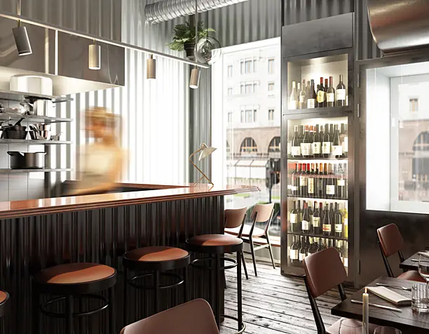 OX Restaurant (По референсу)