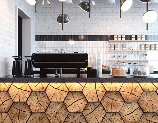 Coffeeshop Black & White