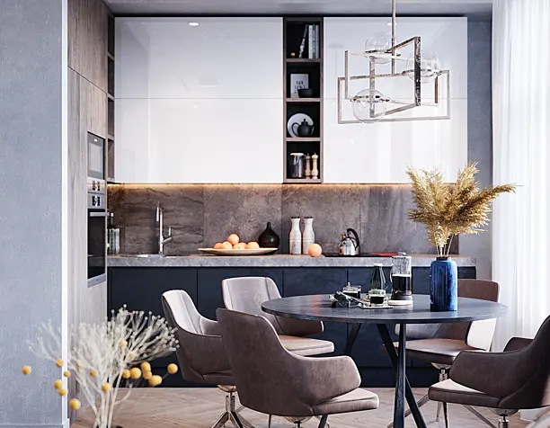 Living room in Moscow