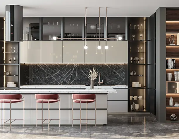 Concept interior in a modern style