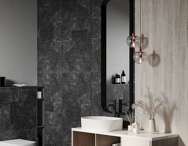 Marble bathroom