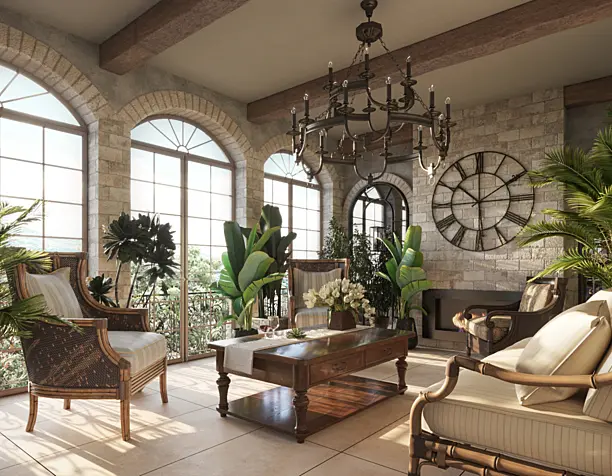 Terrace in a private house
