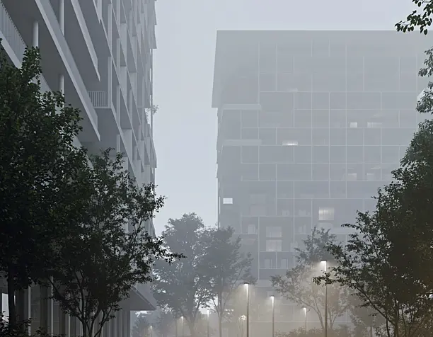 Creteil housing scheme in Paris, France