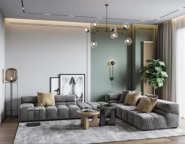 Ap|Tolstogo - Living room