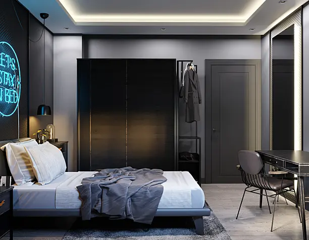 Dark Teen Bedroom