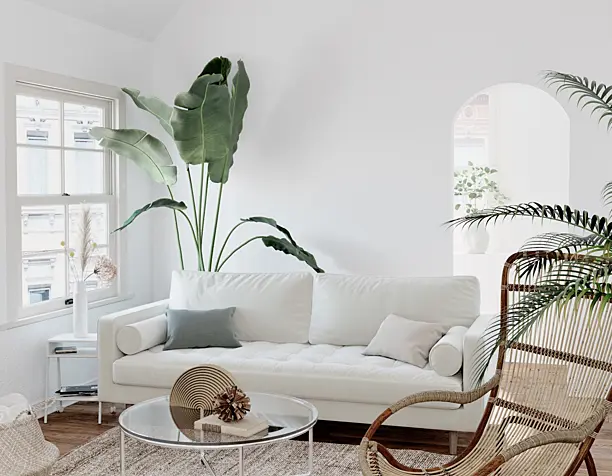 Tropical Living Room (сделано по референсу)