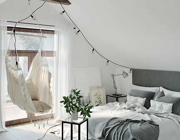 Small Attic Bedroom (сделано по референсу)