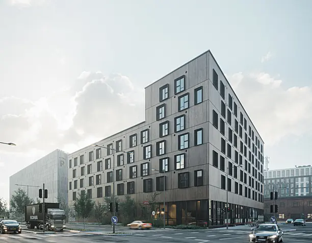 Havnehusene housing CGI (сделано по референсу)