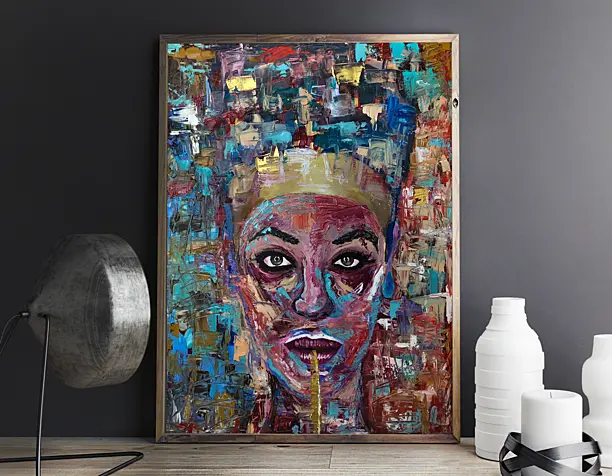 abstract painting "Cleopatra"