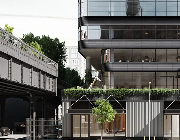 New York Office Building (сделано по референсу)
