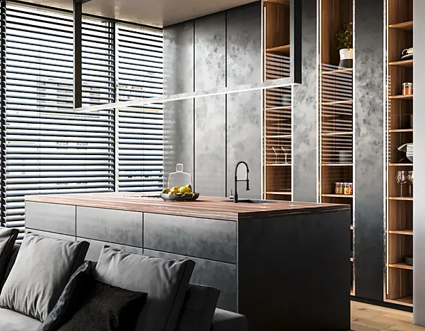 Kitchen - Living room