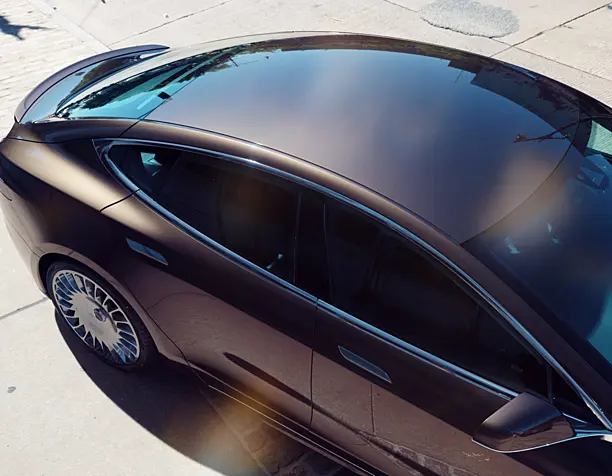 Tesla S with TNA Rims
