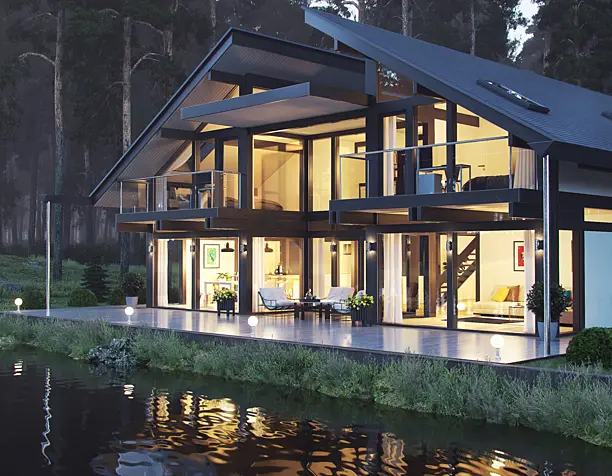 House by the river