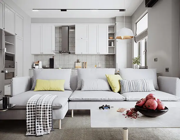 living room & kitchen 2-variant
