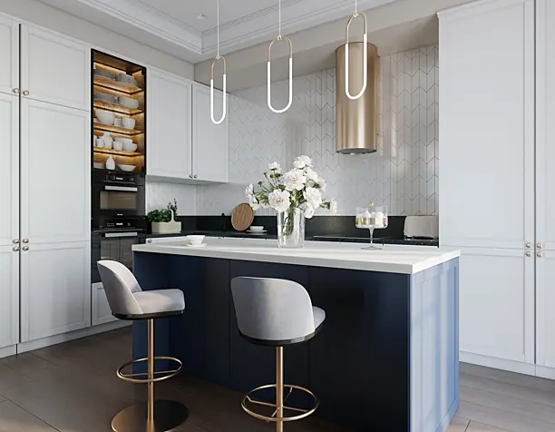 White kitchen