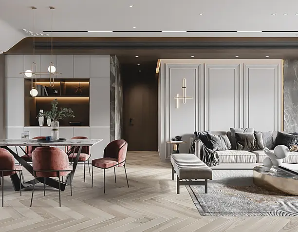 Sitting room and dining-room