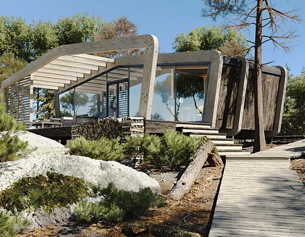 Modular house in Finland