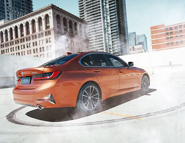 BMW 320 Sunset Orange