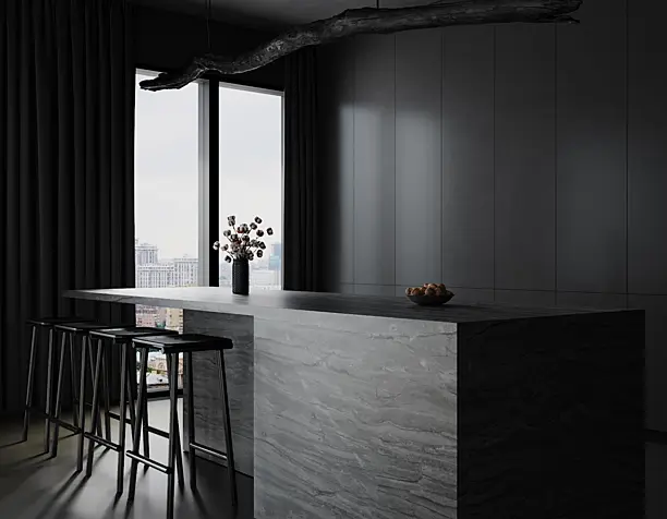 Dark kitchen (сделано по референсу)
