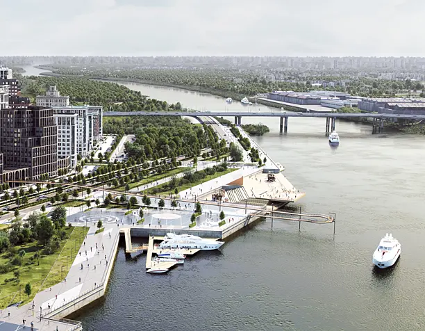 Residential complex by the river Tura