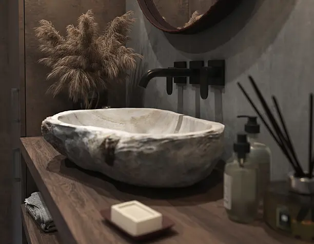 Restroom in apartment