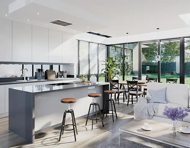 Kitchen Interior in the Casle Road