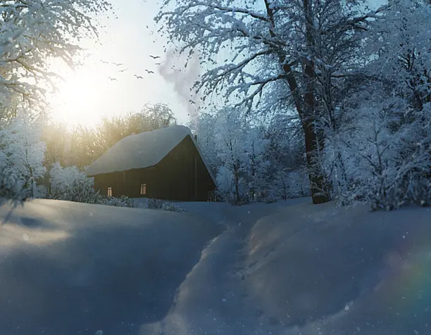 Winter in the forest