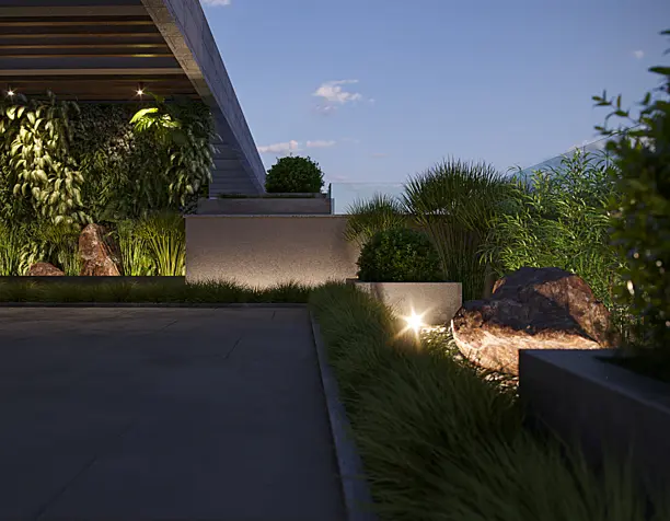 Penthouse balcony design