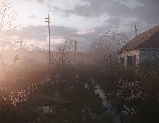 Morning in Chernobyl Zone