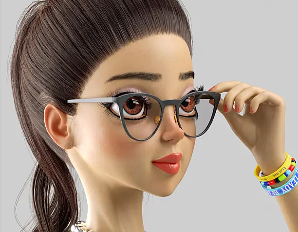 Bella Cartoon Girl